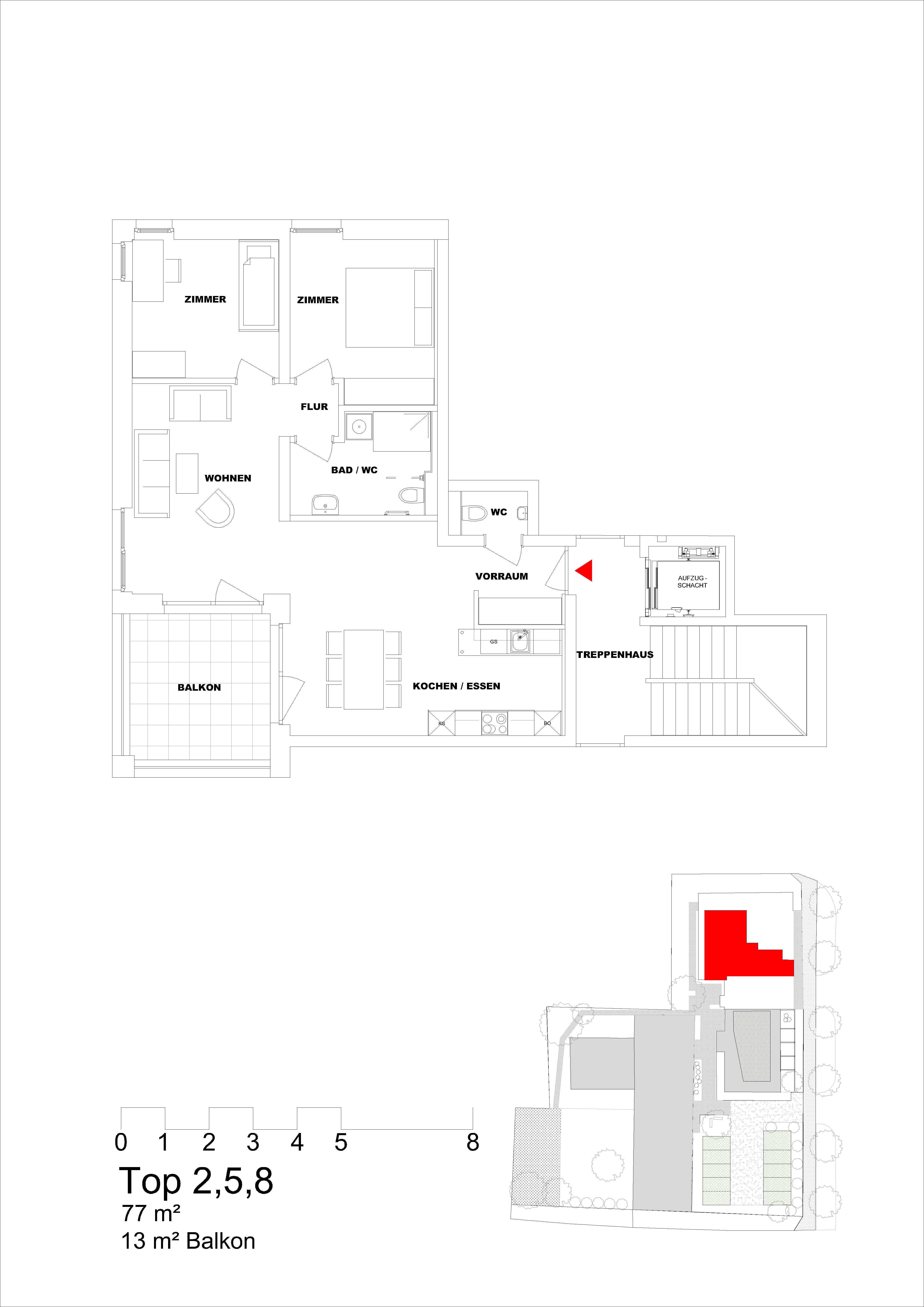 Reininghausvillen Hollandhaus Top 2, 5, 8